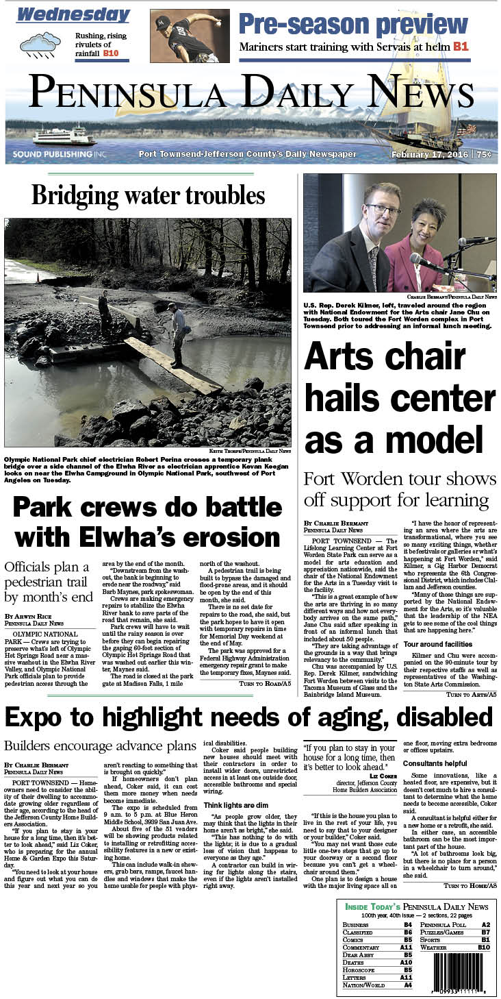 Today's front page tailored for the PDN's readers in Jefferson County. There's more inside that isn't online! ()