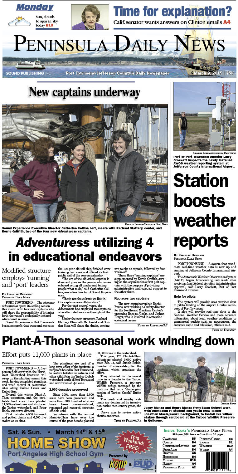 Today's front page for Jefferson County. There's more inside that isn't online! ()