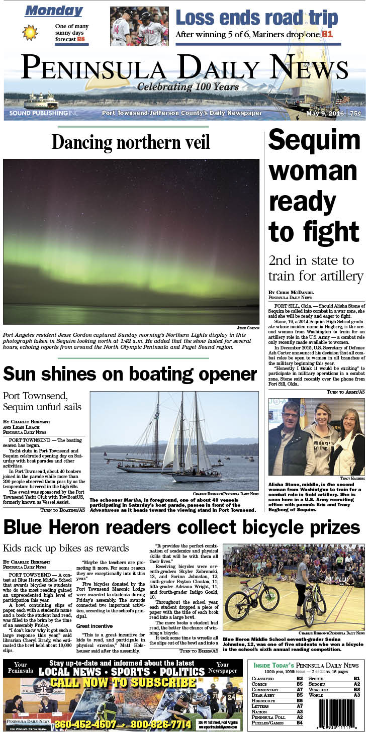 Today's front page tailored for the PDN's readers in Jefferson County. There's more inside that isn't online! ()