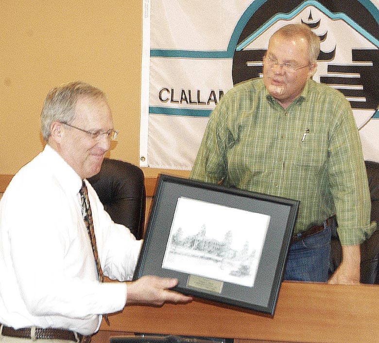 Retiring Clallam County Superior Court Judge George L. Wood