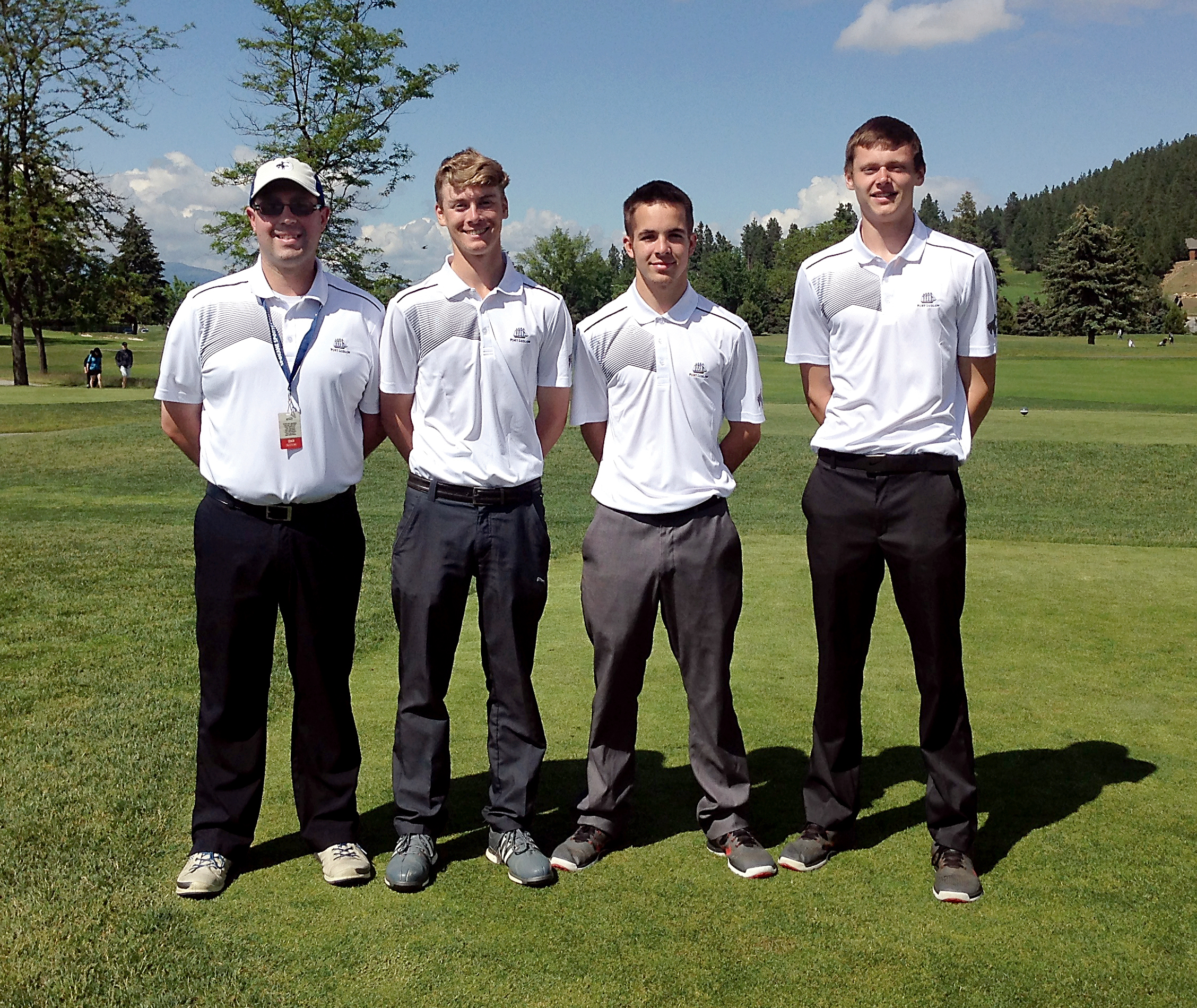 Chimacum golf coach Darren Posey