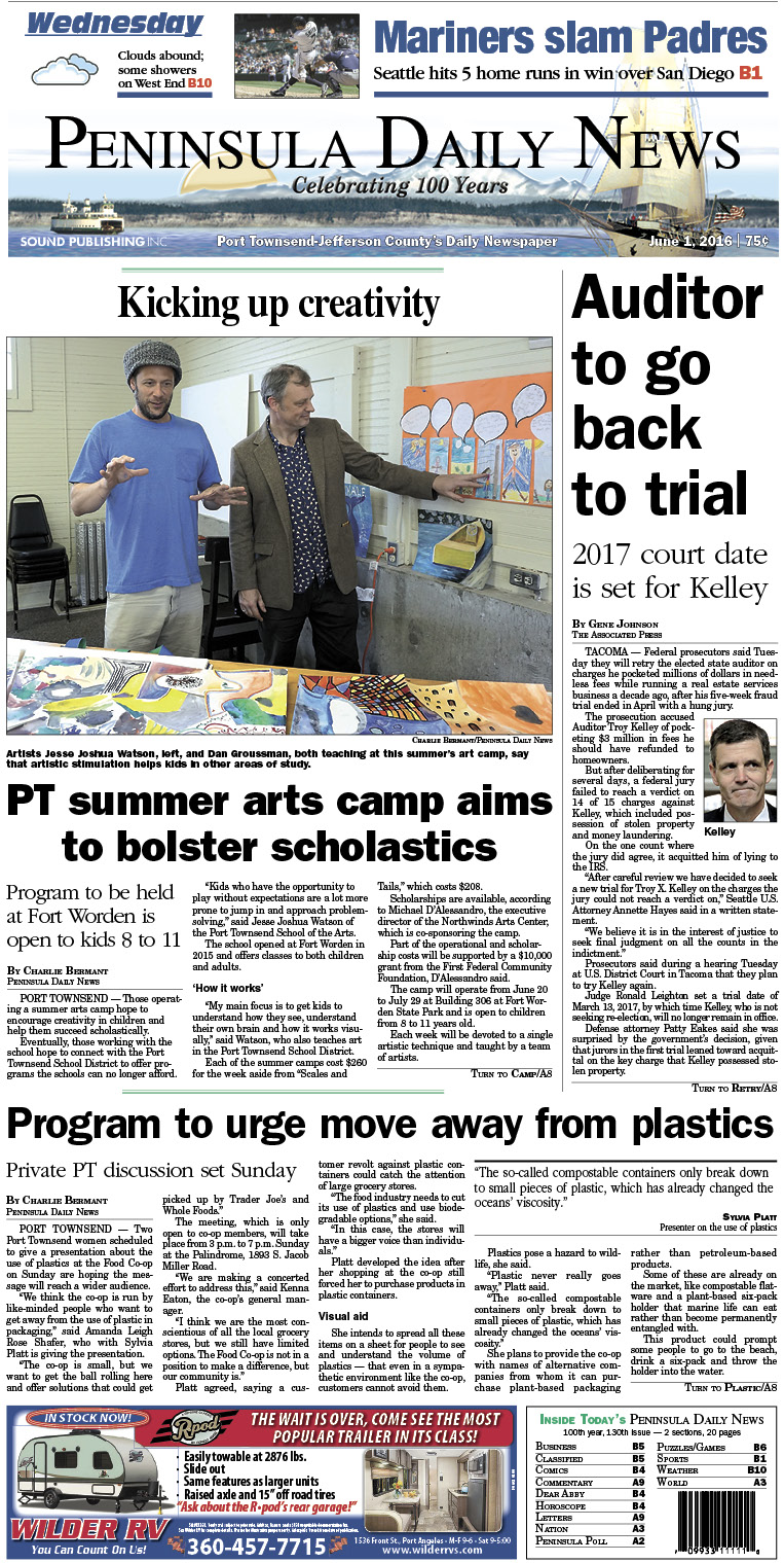 Today's front page tailored for the PDN's readers in Jefferson County. There's more inside that isn't online! ()