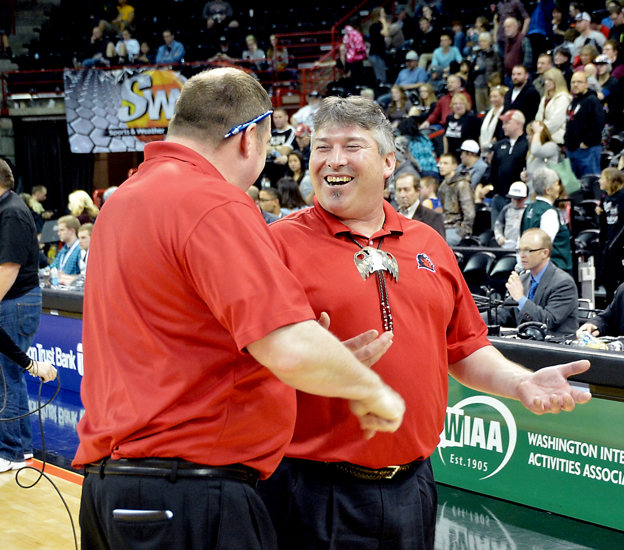 Neah Bay coach Stan Claplanhoo