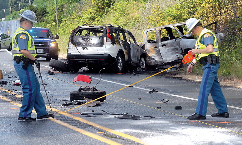 State Patrol troopers Jason Fallon
