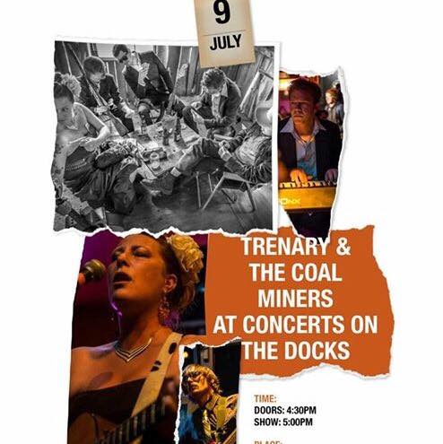 Trenary and the Coal Miners (rock 'n' roll) plays in Port Townsend today — and other free outdoor concerts this week