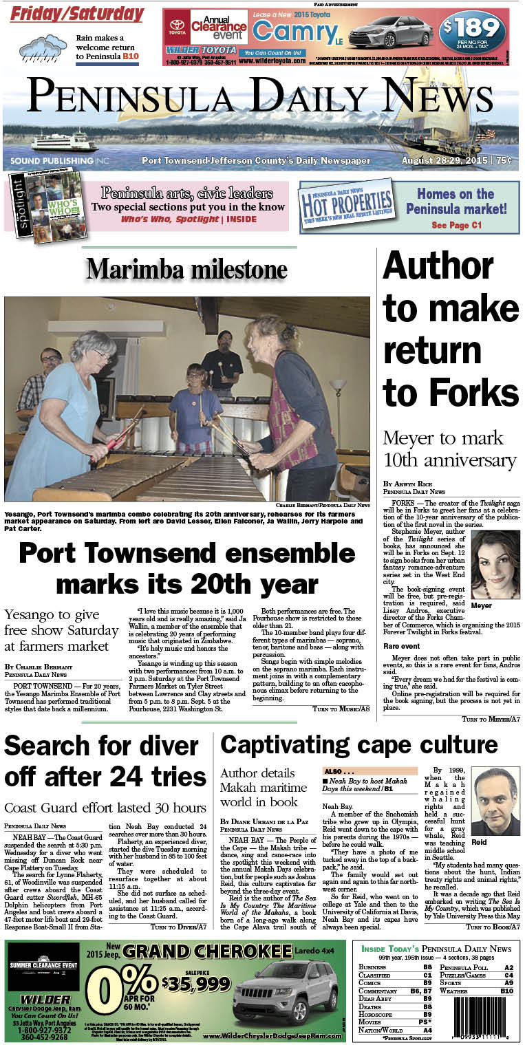 Today's front page tailored for the PDN's readers in Jefferson County. There's more inside that isn't online!