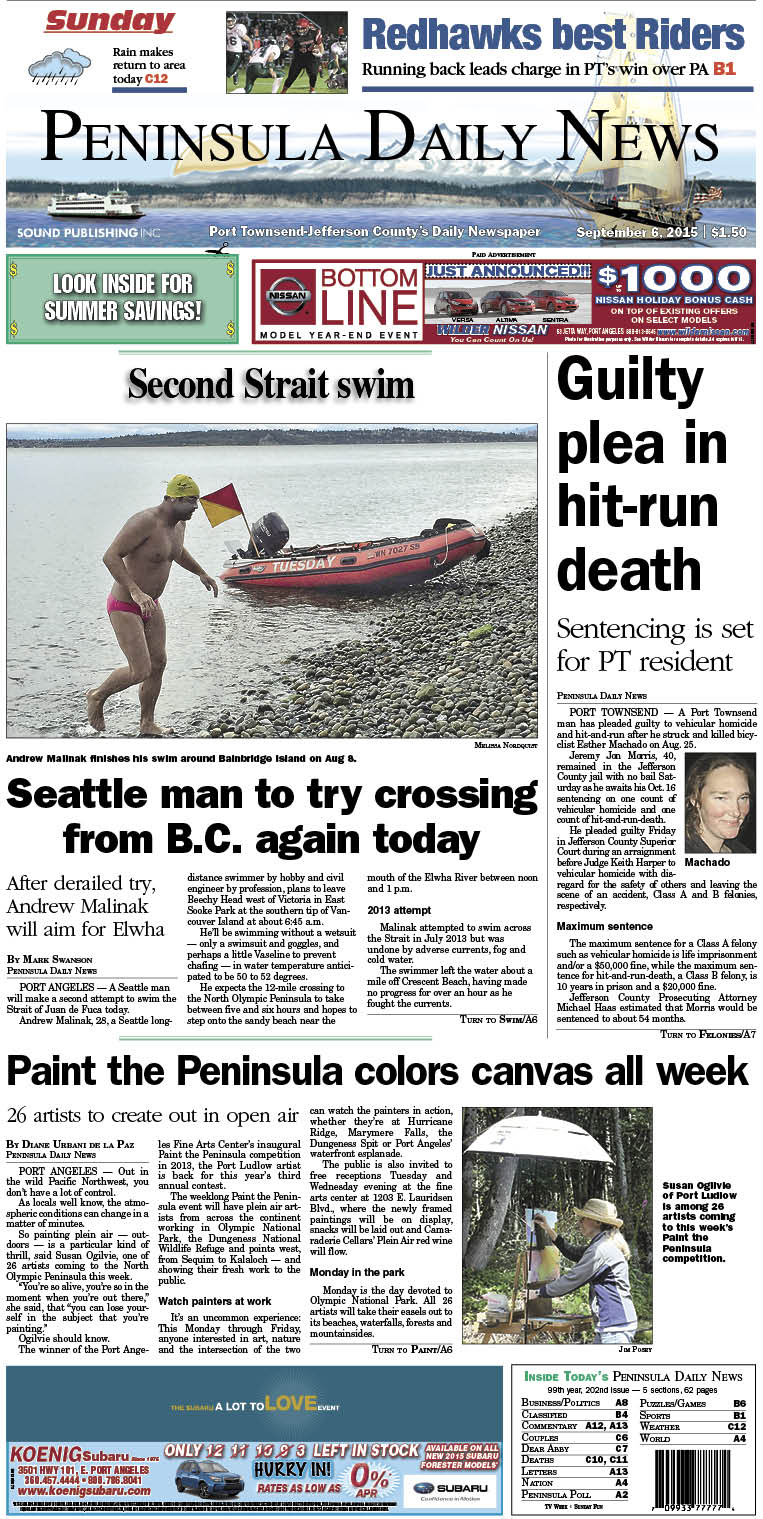 Today's front page tailored for the PDN's readers in Jefferson County. There's more inside that isn't online!