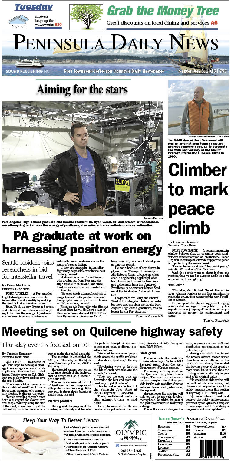 Today's front page tailored for the PDN's readers in Jefferson County. There's more inside that isn't online!
