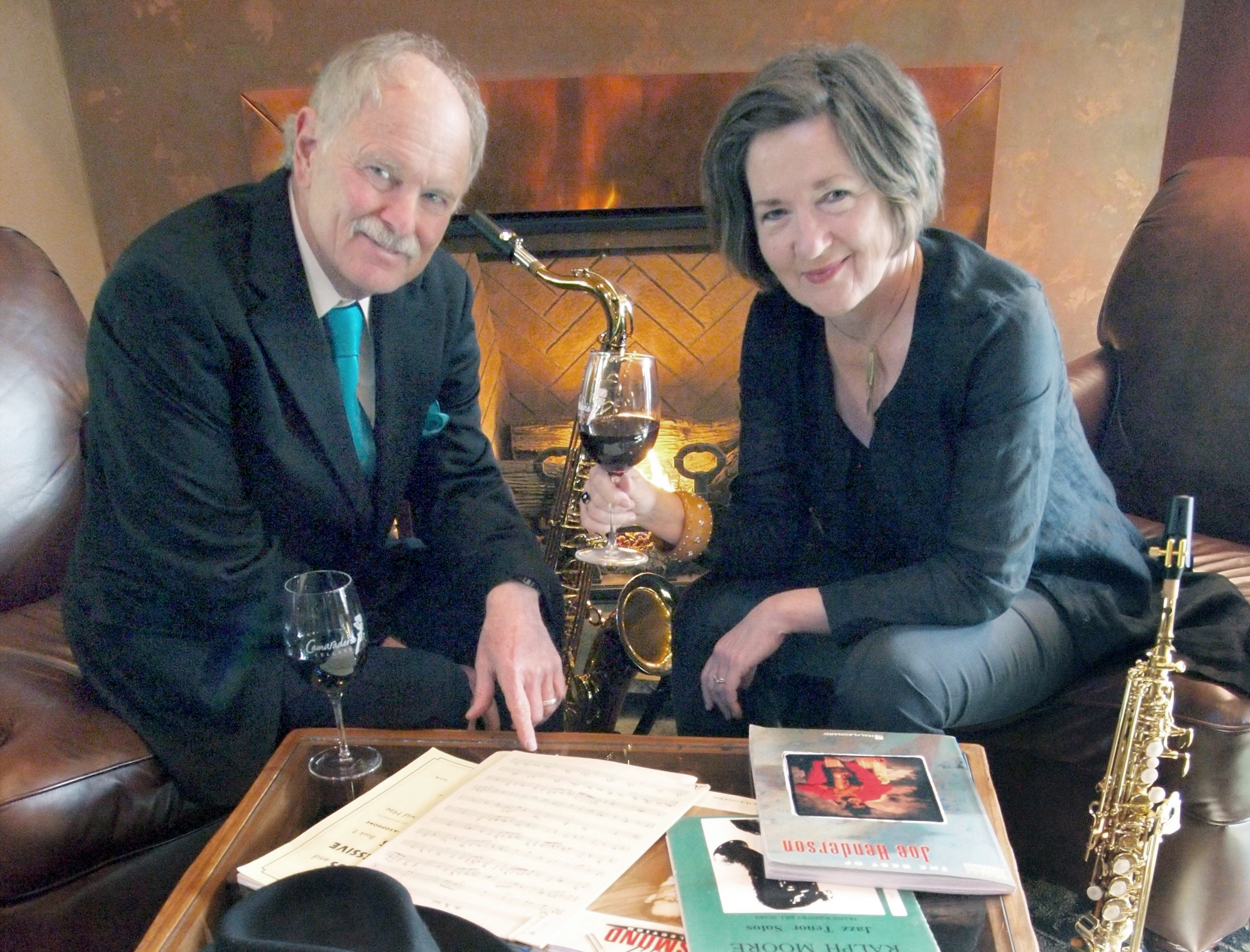 Saxophonist Craig Buhler and pianist Linda Dowdell will pour out their jazz Saturday evening at Wind Rose Cellars. ()