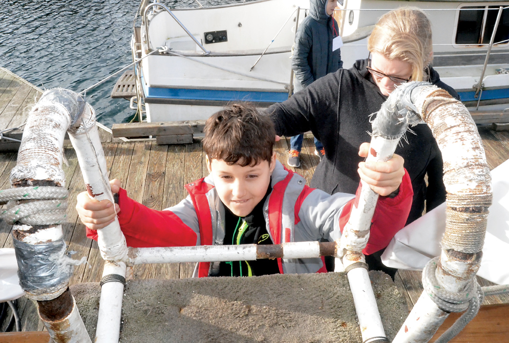 Grant Street Elementary third-grader Jedidiah Sanders