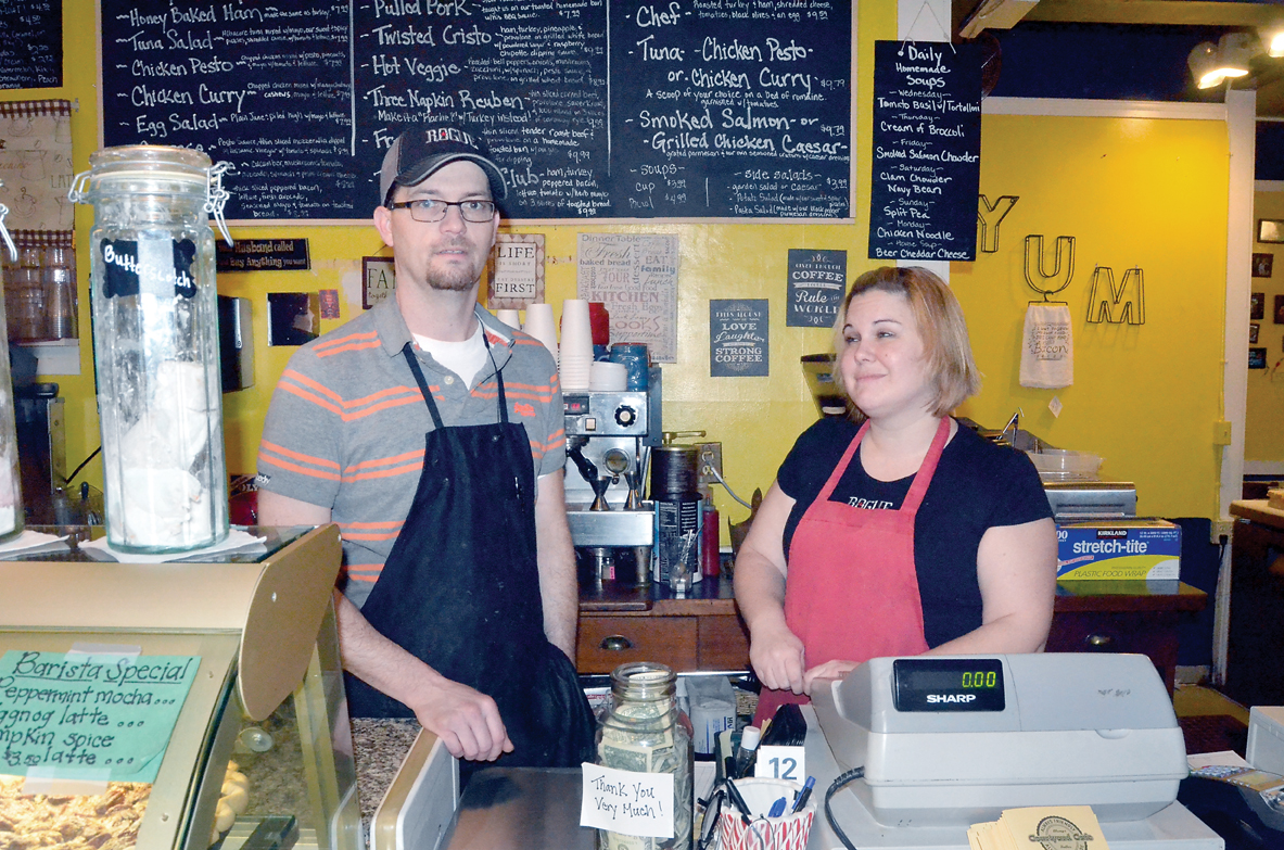 Courtyard Cafe co-owners Will Drewry
