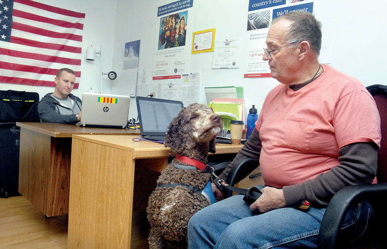 Veterans benefits counselor John Joseph