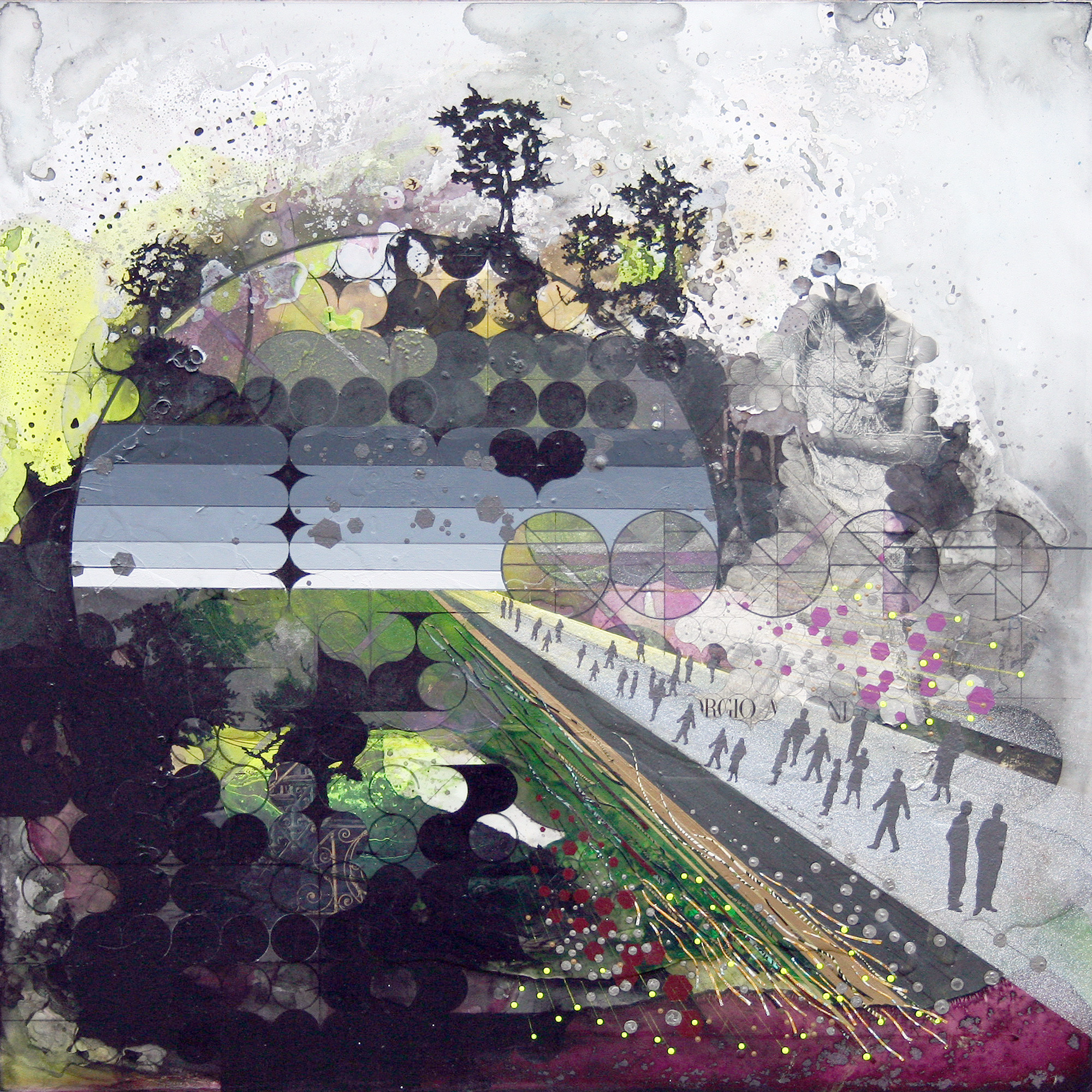 Images dreamed up by Port Townsend artist Counsel Langley are on display now in “Eye Contact