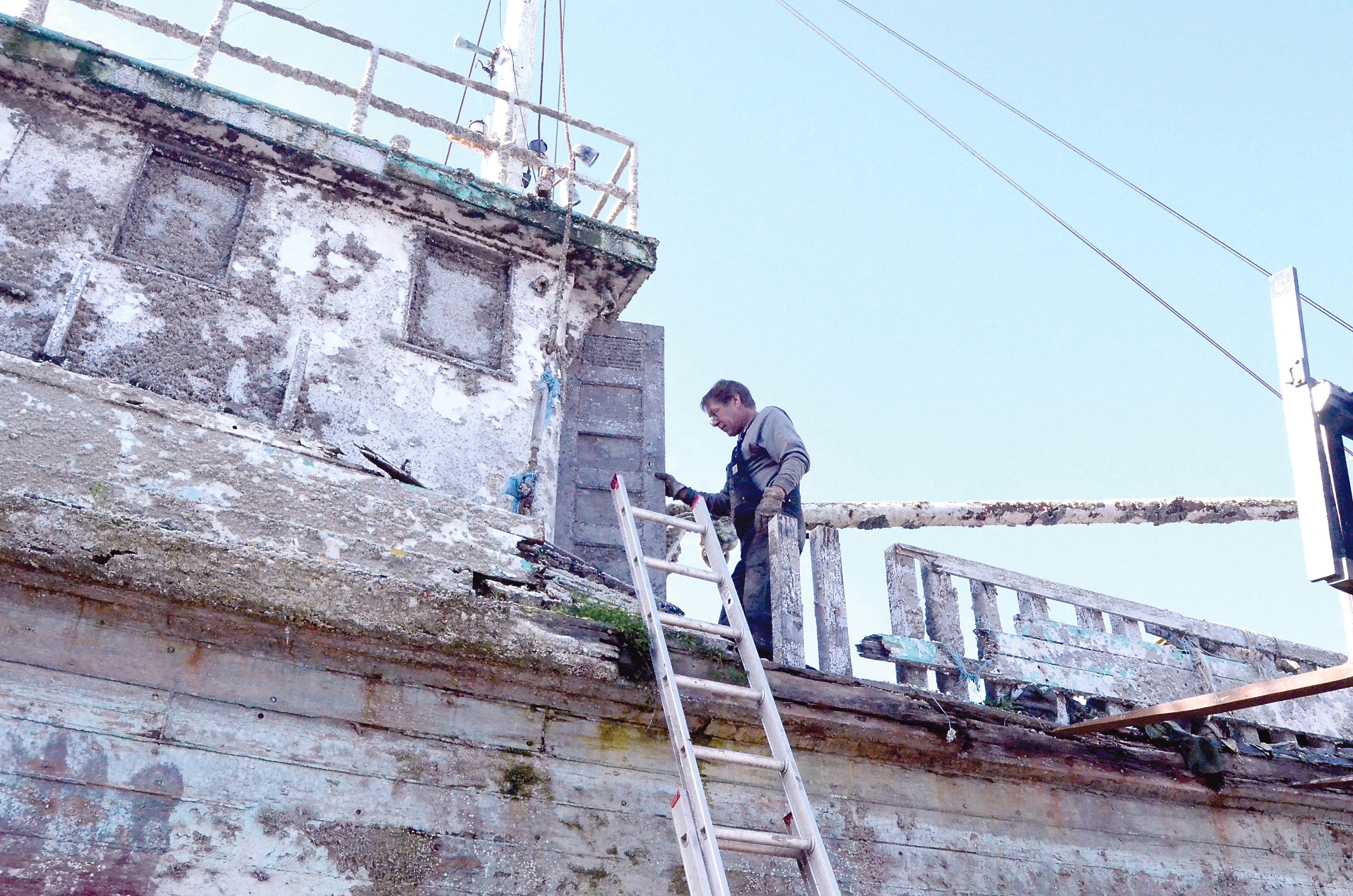 The restoration of the Western Flyer has begun