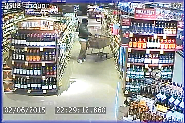 A surveillance video of a Port Townsend Safeway liquor theft on Feb. 6 is among those that the Port Townsend Police Department has posted on the CanYouID.me website. ()