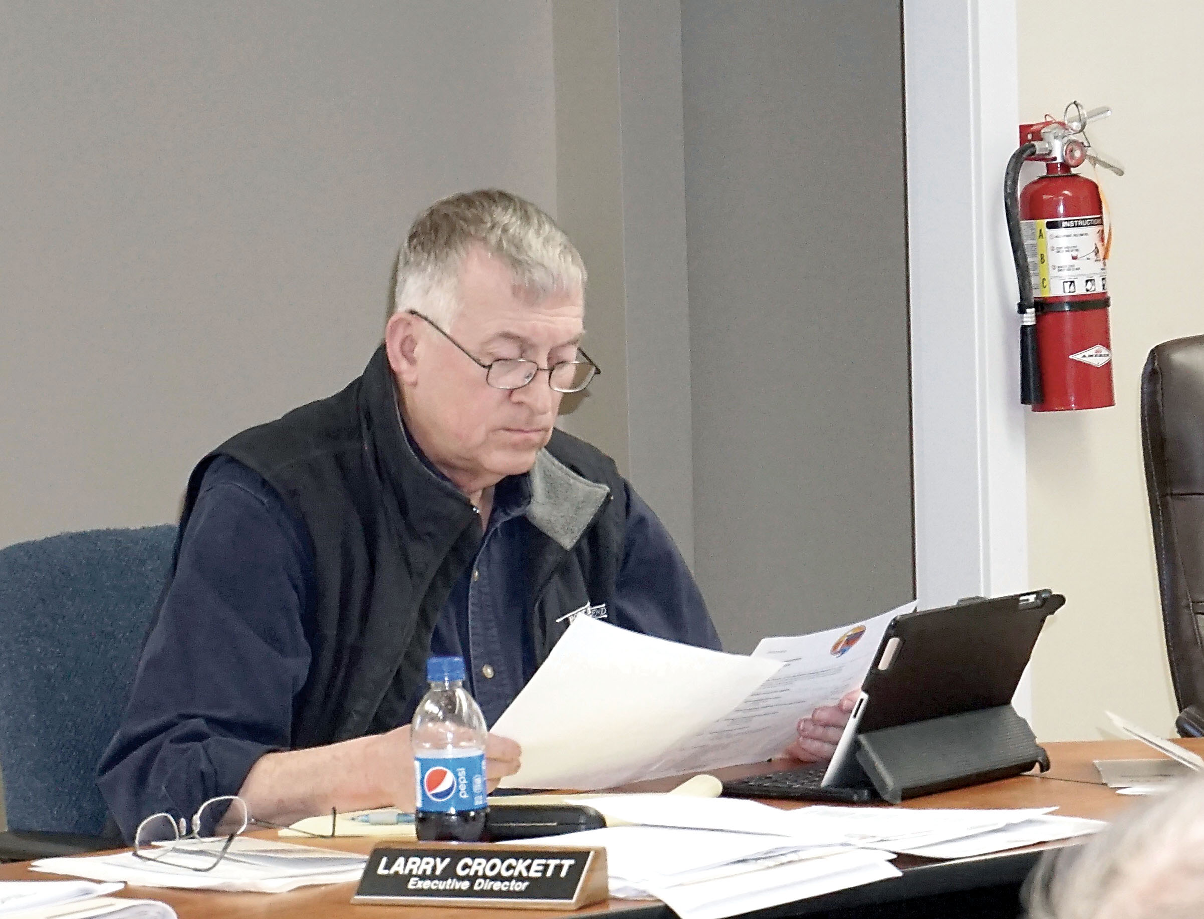 Port of Port Townsend Director Larry Crockett said the agency has no standing to deny the U.S. Navy's request for access to the Mats Mats boat ramp. (Charlie Bermant/Peninsula Daily News)