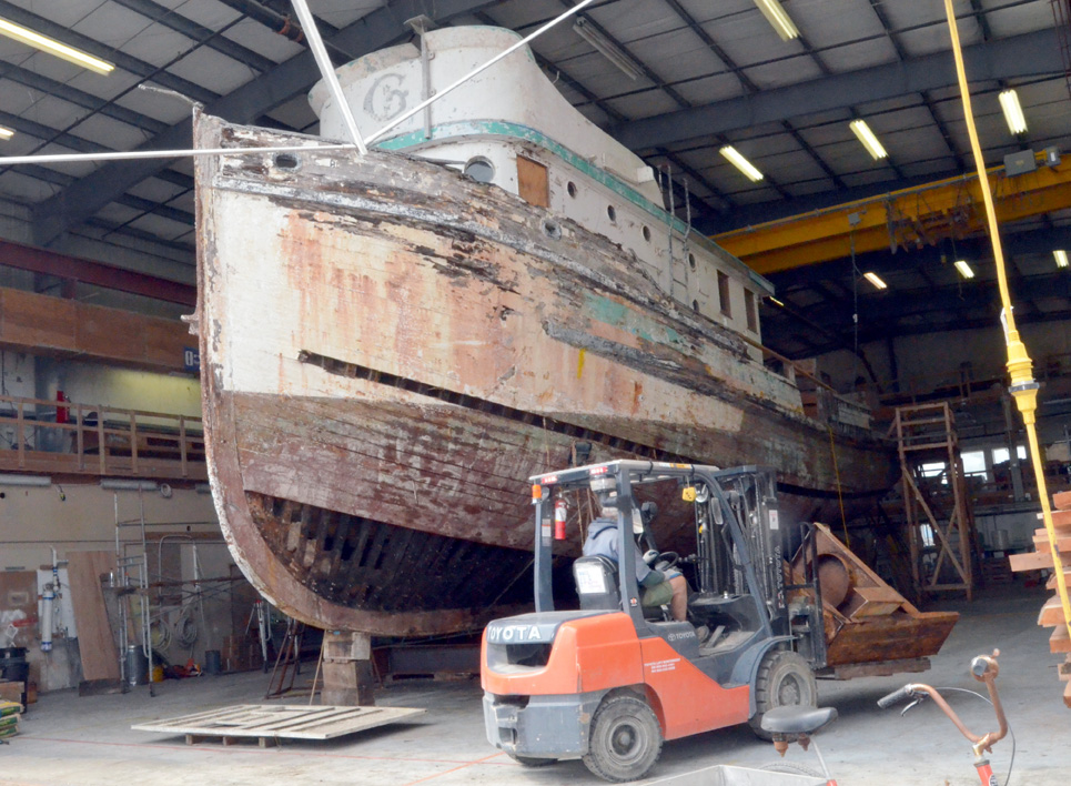 The Western Flyer was one of the main attractions of last year’s Wooden Boat Festival. It will be available for a tour Saturday