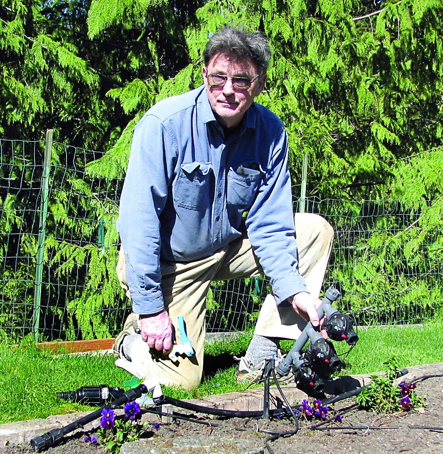 Master Gardener John Holmes will demonstrate how to design