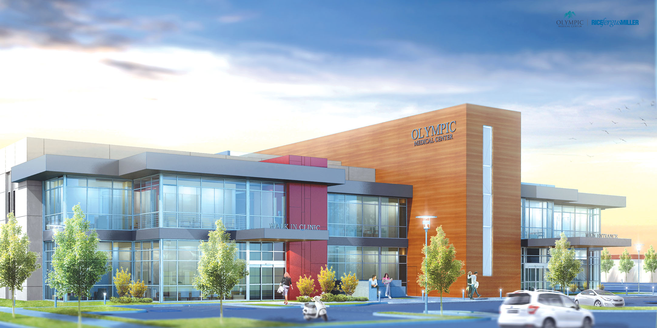 Rendering of Olympic Medical Center's new medical office building at Race and Georgiana streets in Port Angeles. ()