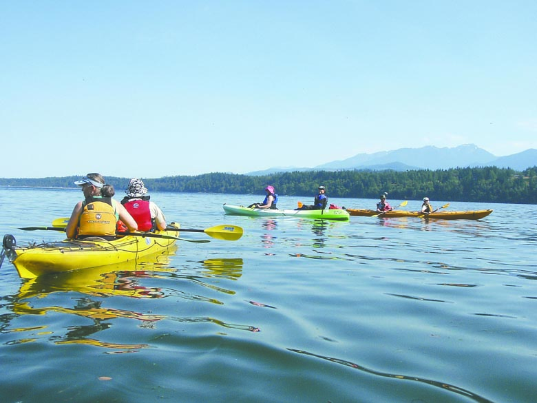 Kayakers enjoy the water during the 2014 Port Angeles Kayak & Film Festival. The second edition of the festival is scheduled this weekend. ()
