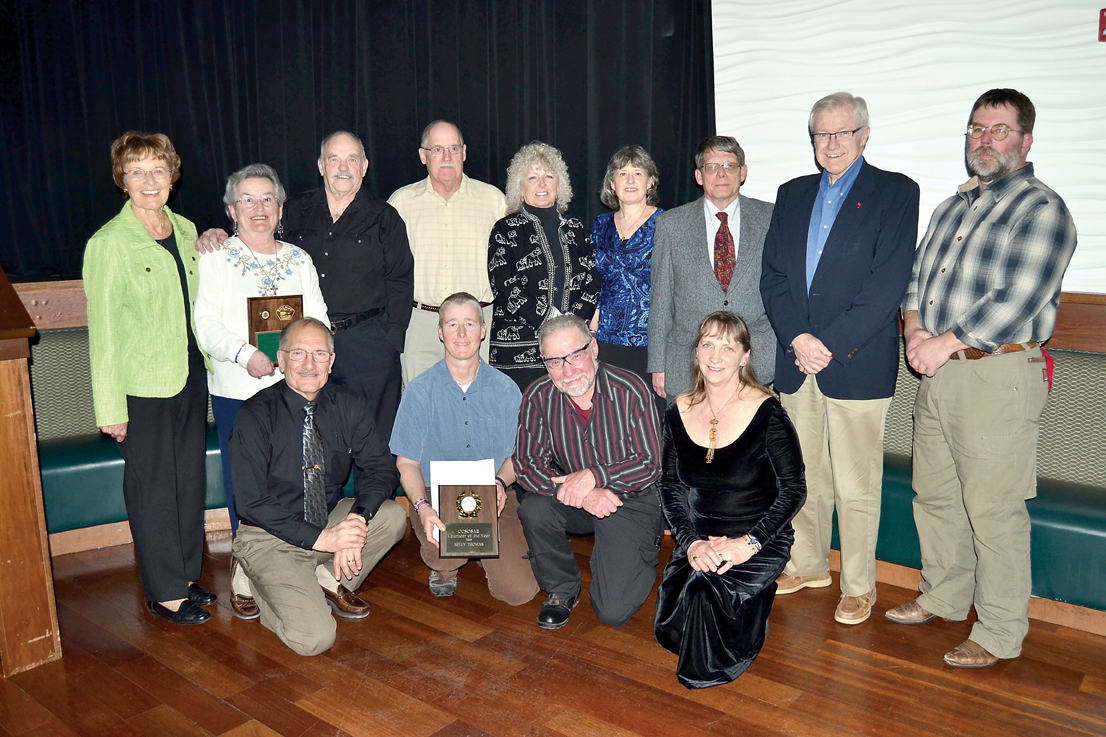 Some of the Clallam County Sheriff’s Office volunteers honored at a March 5 ceremony include