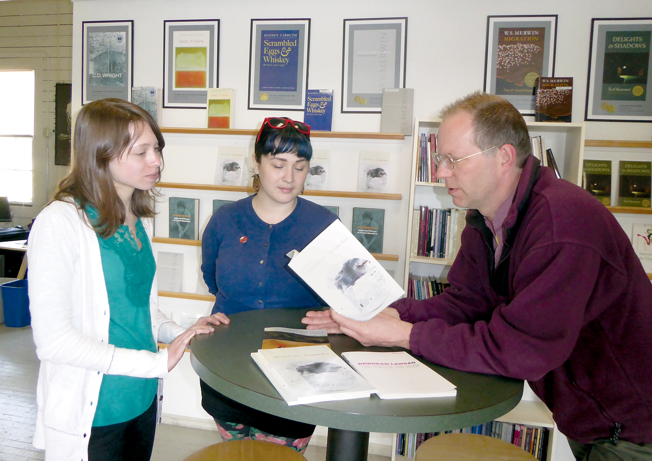 Copper Canyon Press interns Cara Ehlenfeltdt