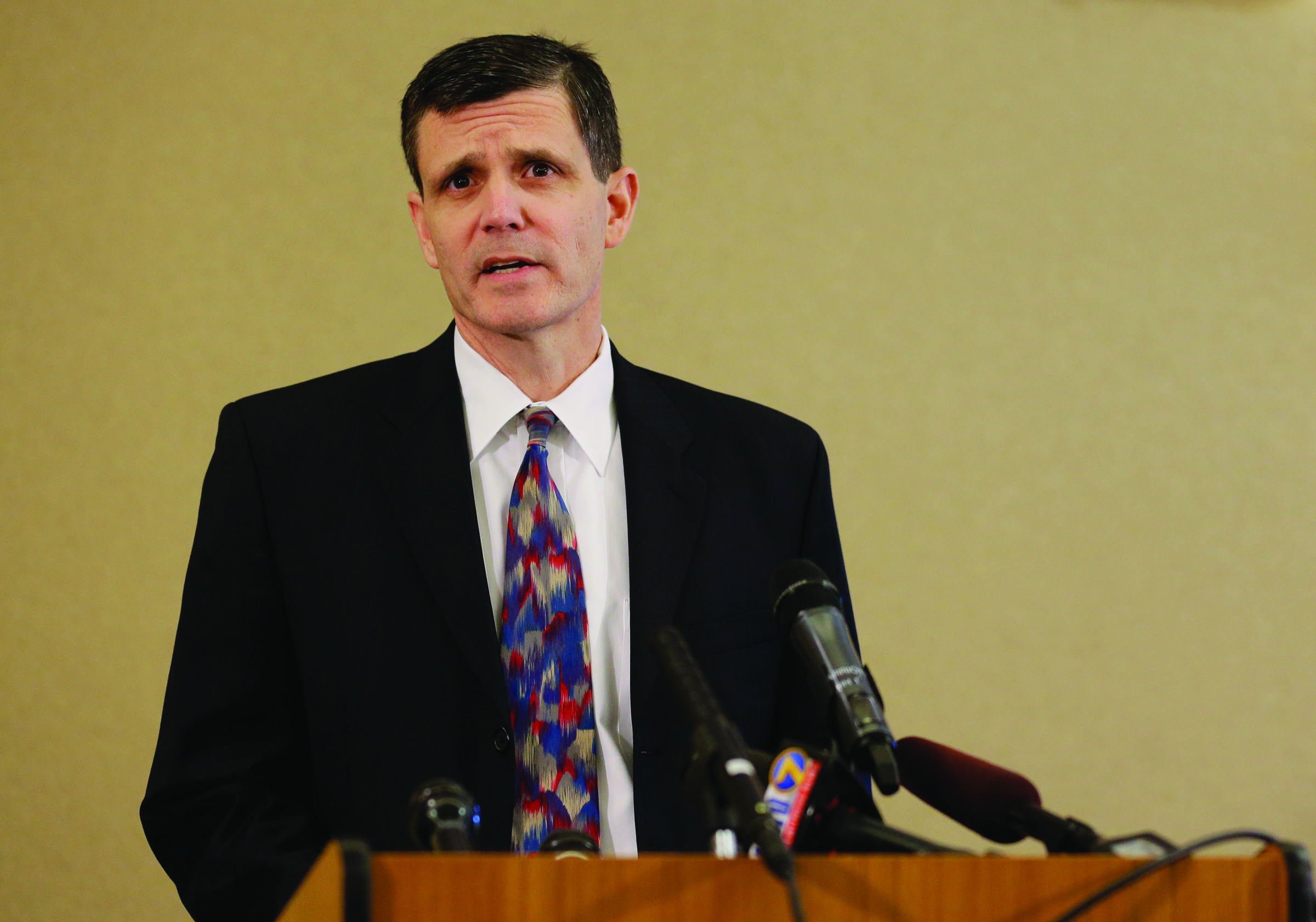 State Auditor Troy Kelley starts a leave of absence without pay or benefits next week. — The Associated Press ()