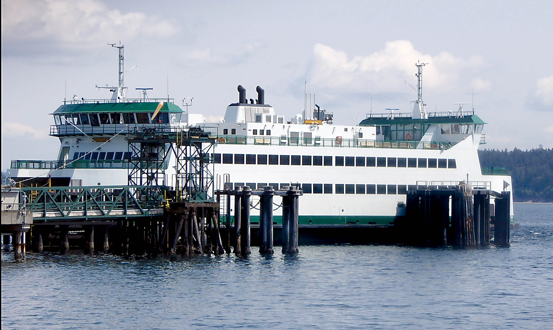 The MV Kennewick will be docked in Port Townsend during a series of training exercises this Saturday. — Charlie Bermant/Peninsula Daily News ()