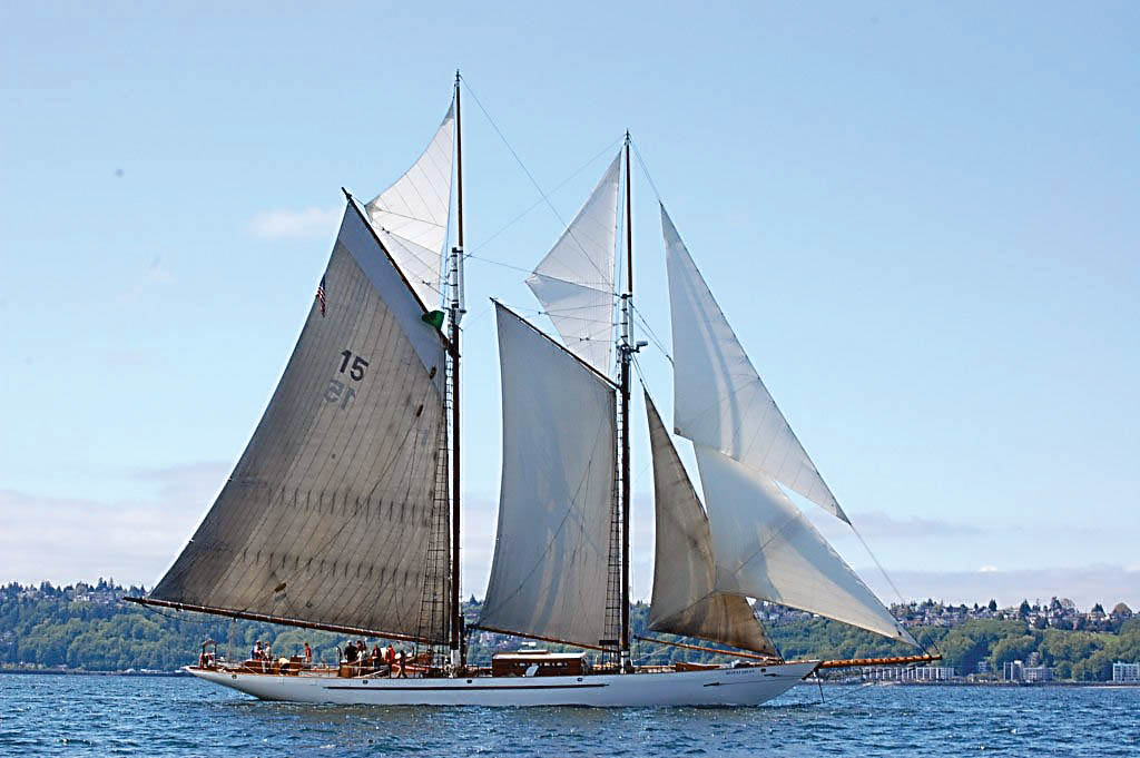Sound Experience will offer three sails aboard the historic schooner Adventuress this weekend. ()