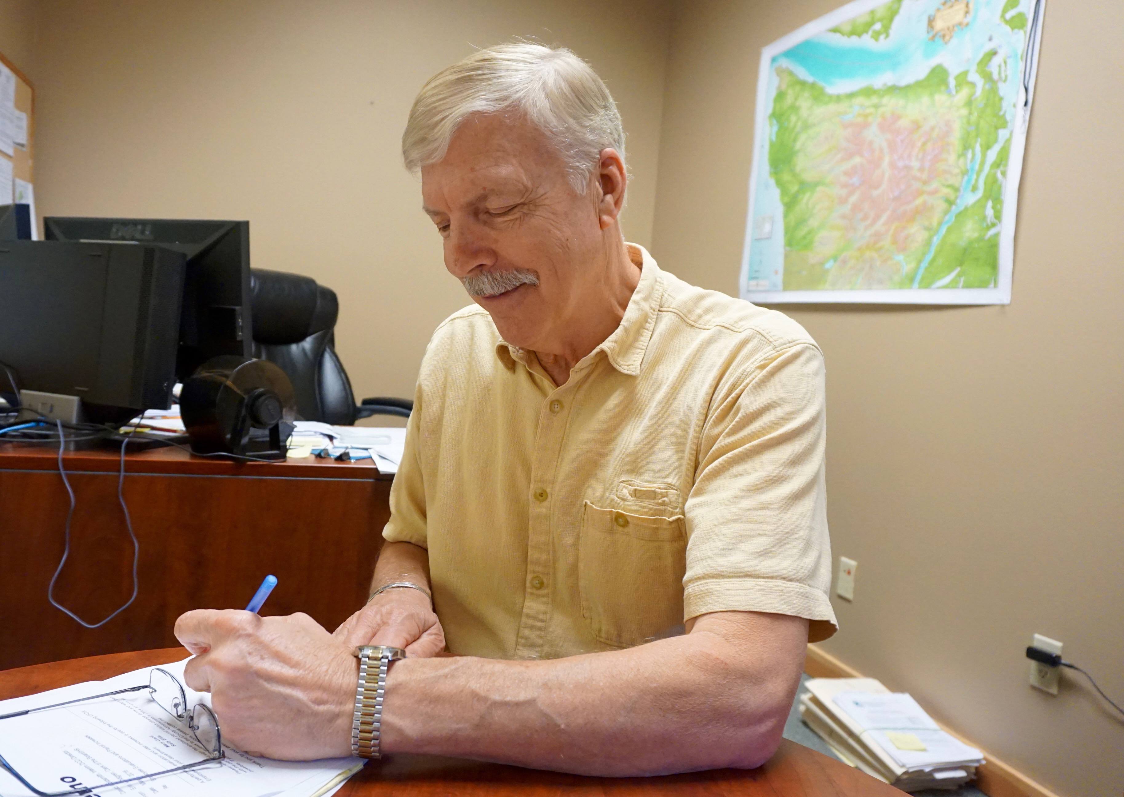 Jefferson County interim Department of Community Development Director David Goldsmith expects his time in the job will end this summer. — Charlie Bermant/Peninsula Daily News ()
