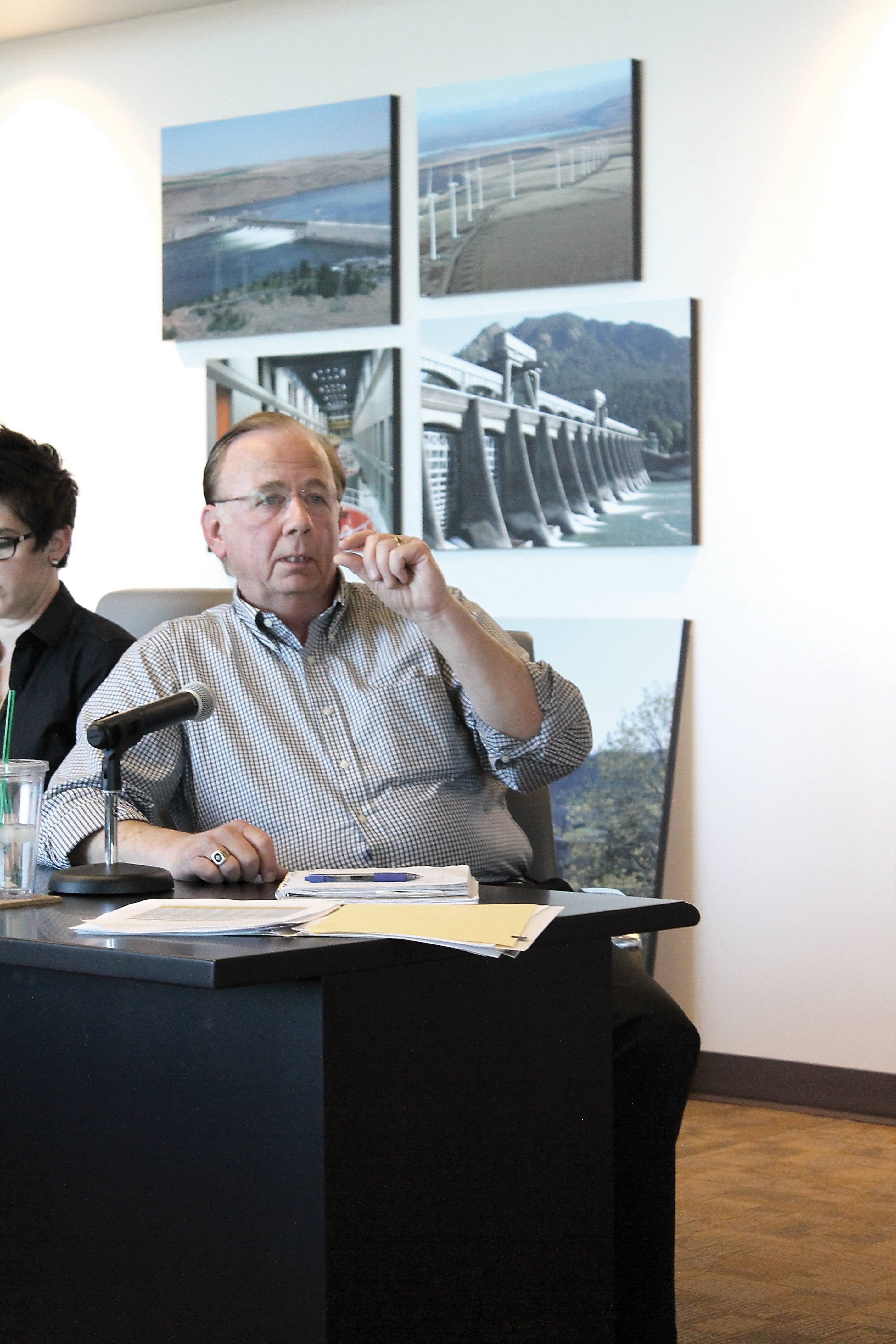 The Clallam County Public Utility District commissioners have adopted a resolution to oppose I-732. During the meeting