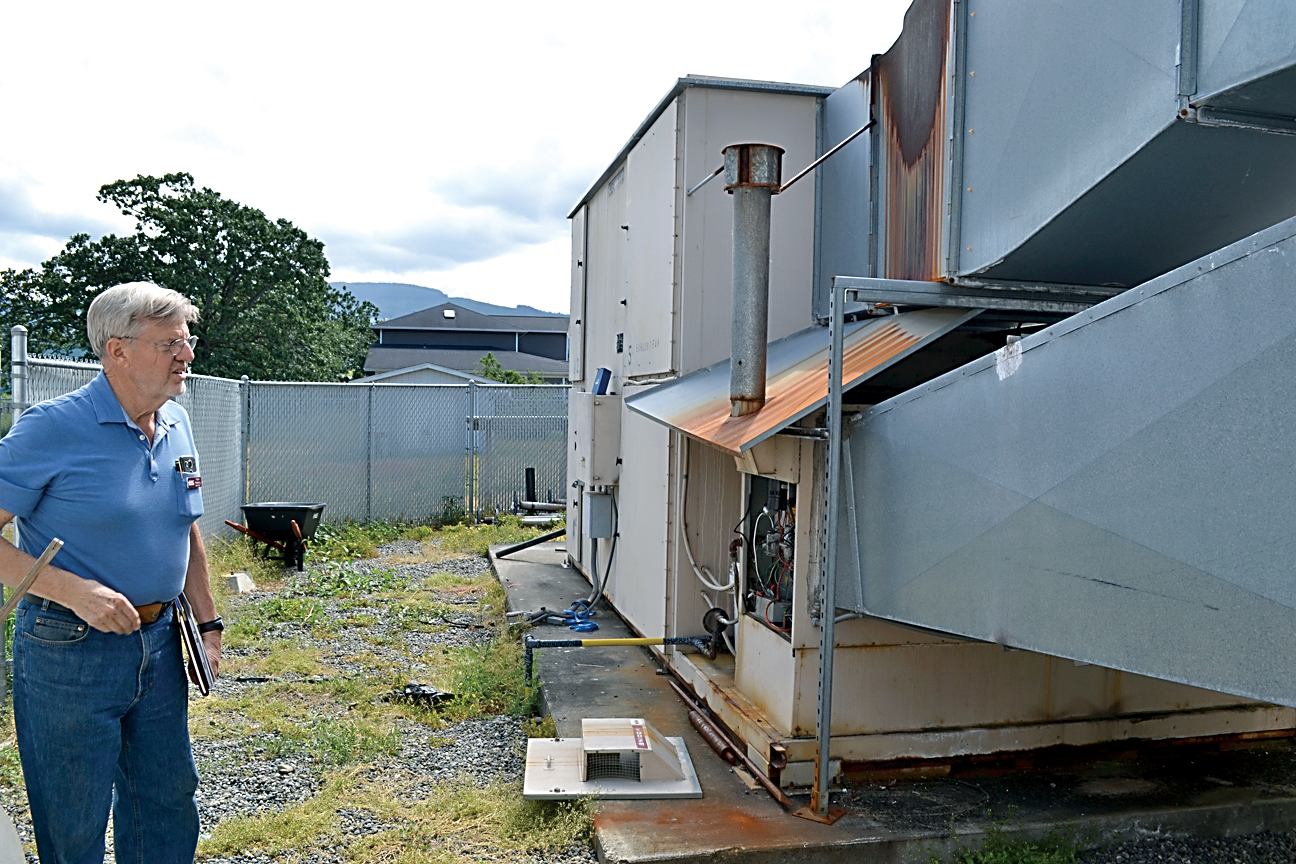 When construction begins to replace theSequim aquatic facility air handler in June