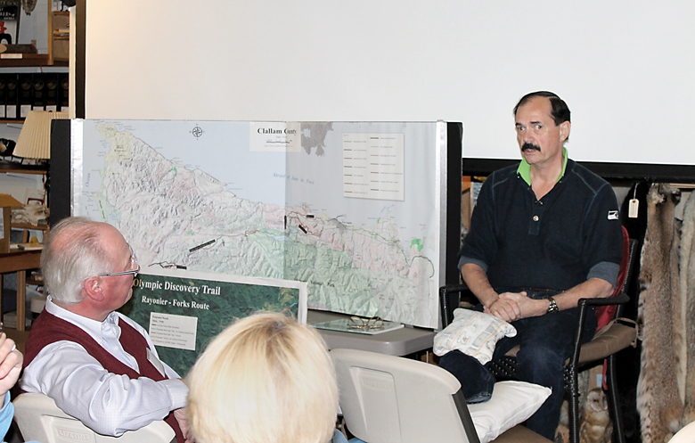 During the Peninsula Trails Coalition's annual membership meeting on May 19