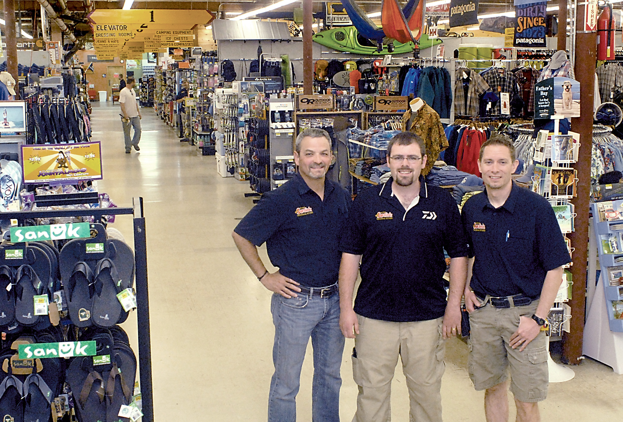Swain's General Store merchandise manager Mike Mudd