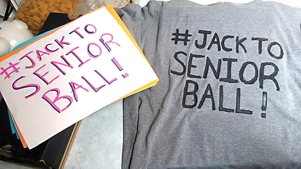 Upset with the treatment of a former student who was denied attendance to the Senior Ball