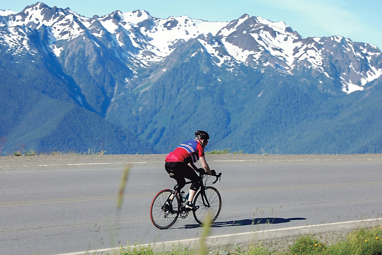 Cyclists in the annual Ride the Hurricane in Olympic National Park will ascend at 7 a.m. today from Port Angeles or Heart o' the Hills Campground. Russ Veenema