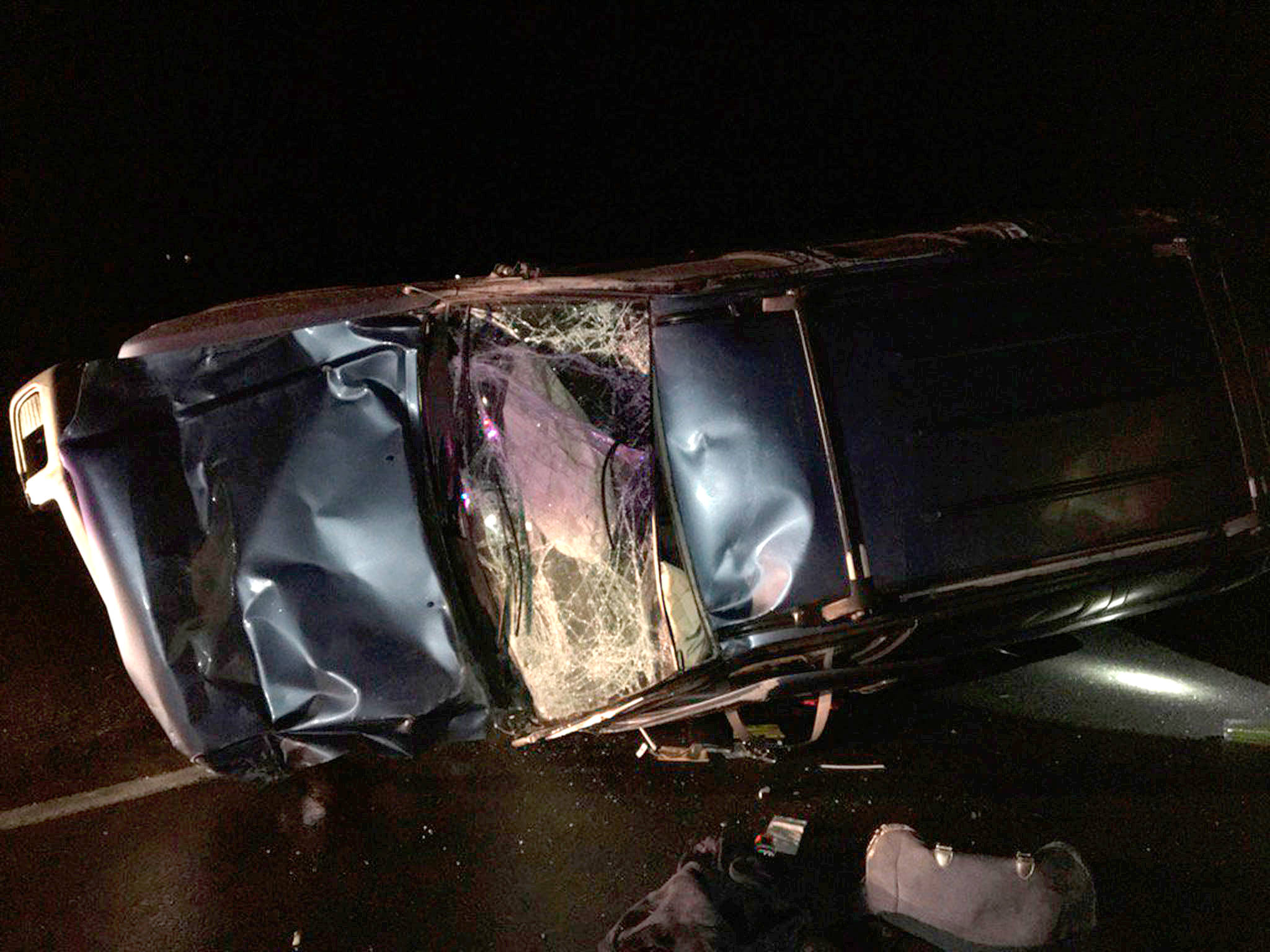 Washington State Patrol A three-vehicle collision near Kitchen-Dick Road and U.S. Highway 101 on Tuesday left one Sequim woman in custody and one Port Angeles teen in serious condition as of Wednesday.