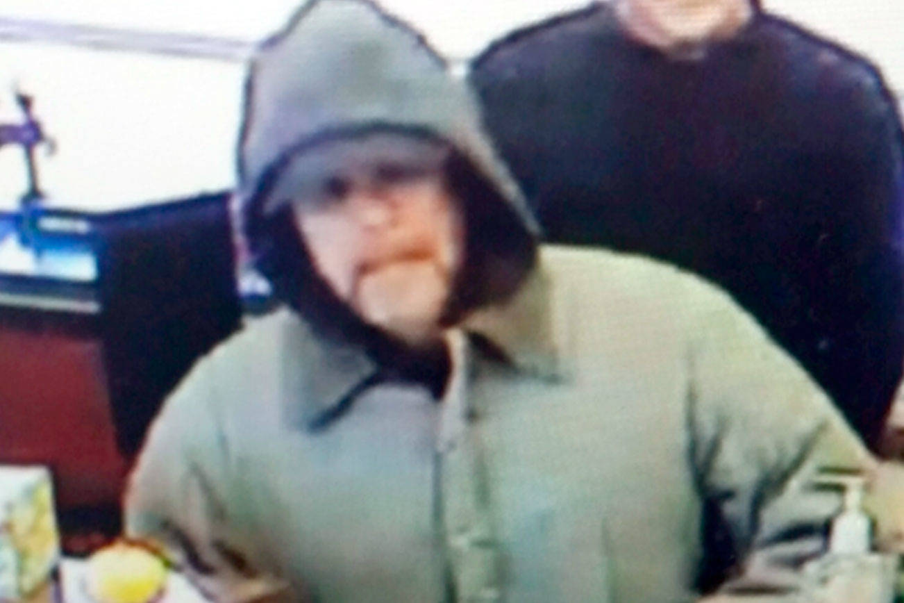 Port Angeles police search for man in attempted bank robbery
