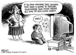 Study: Changing from violent to educational TV may improve kids' behavior