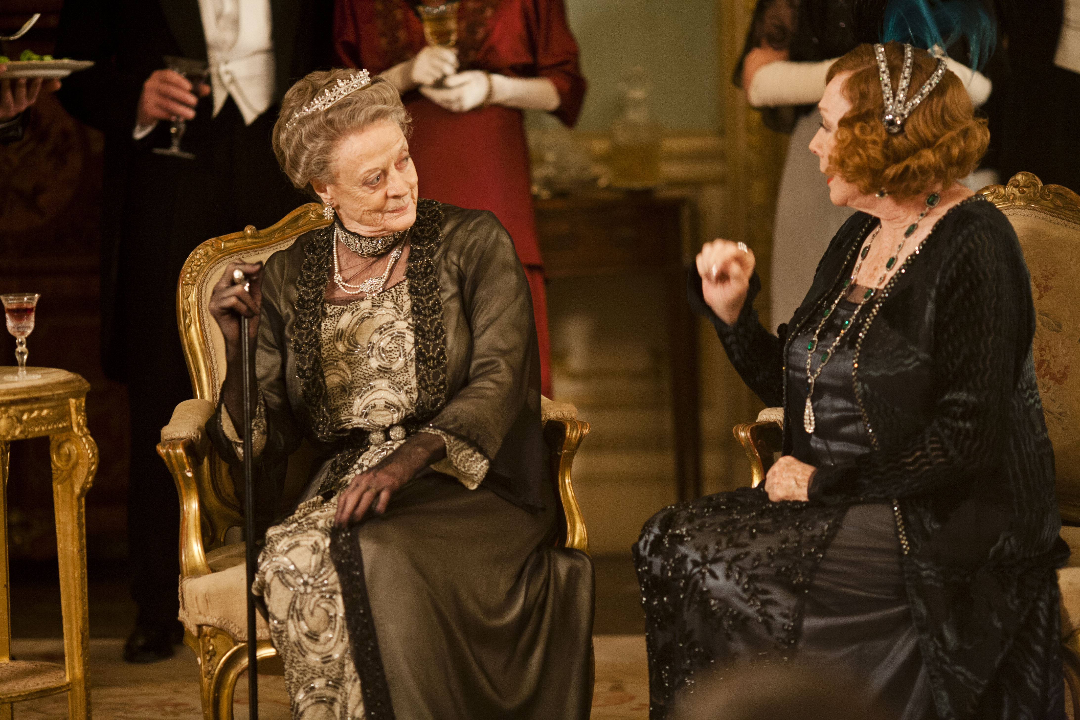 Maggie Smith as the Dowager Countess