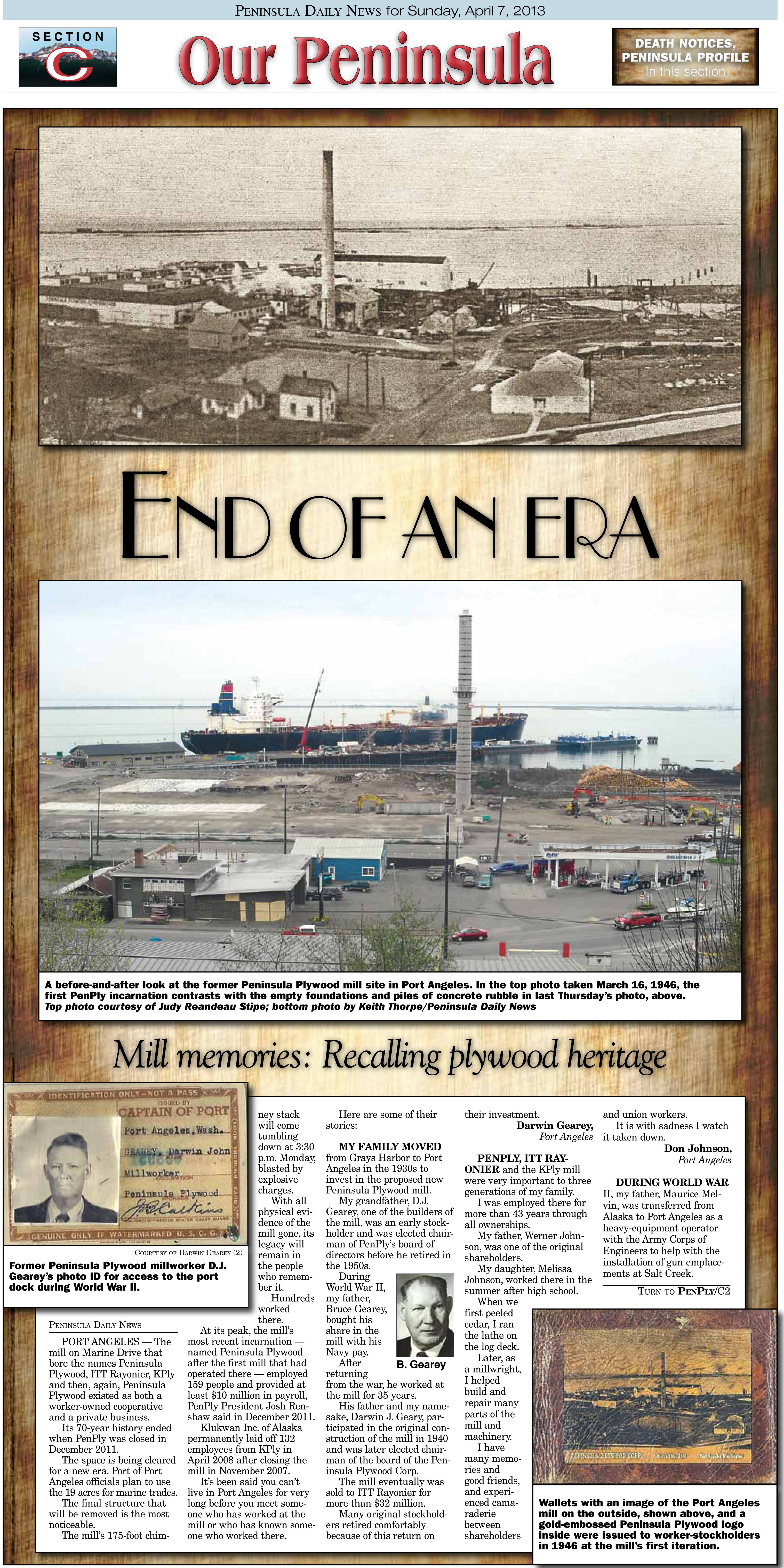 Page design by Allison McGee/Peninsula Daily News