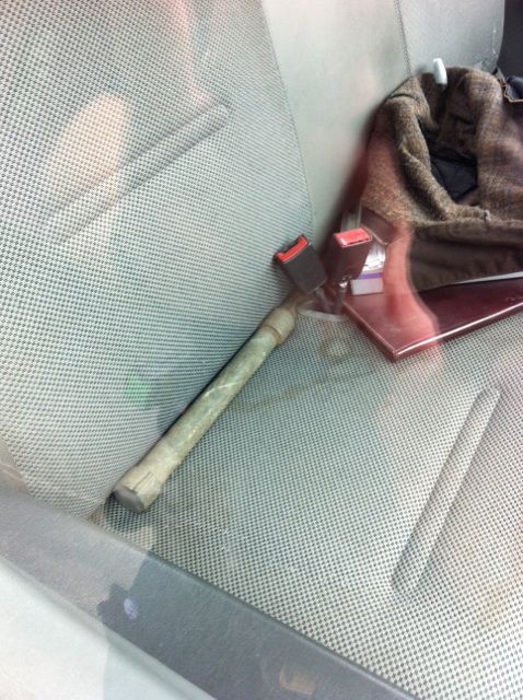 The device in the seat of a vehicle. Port Townsend Police Department