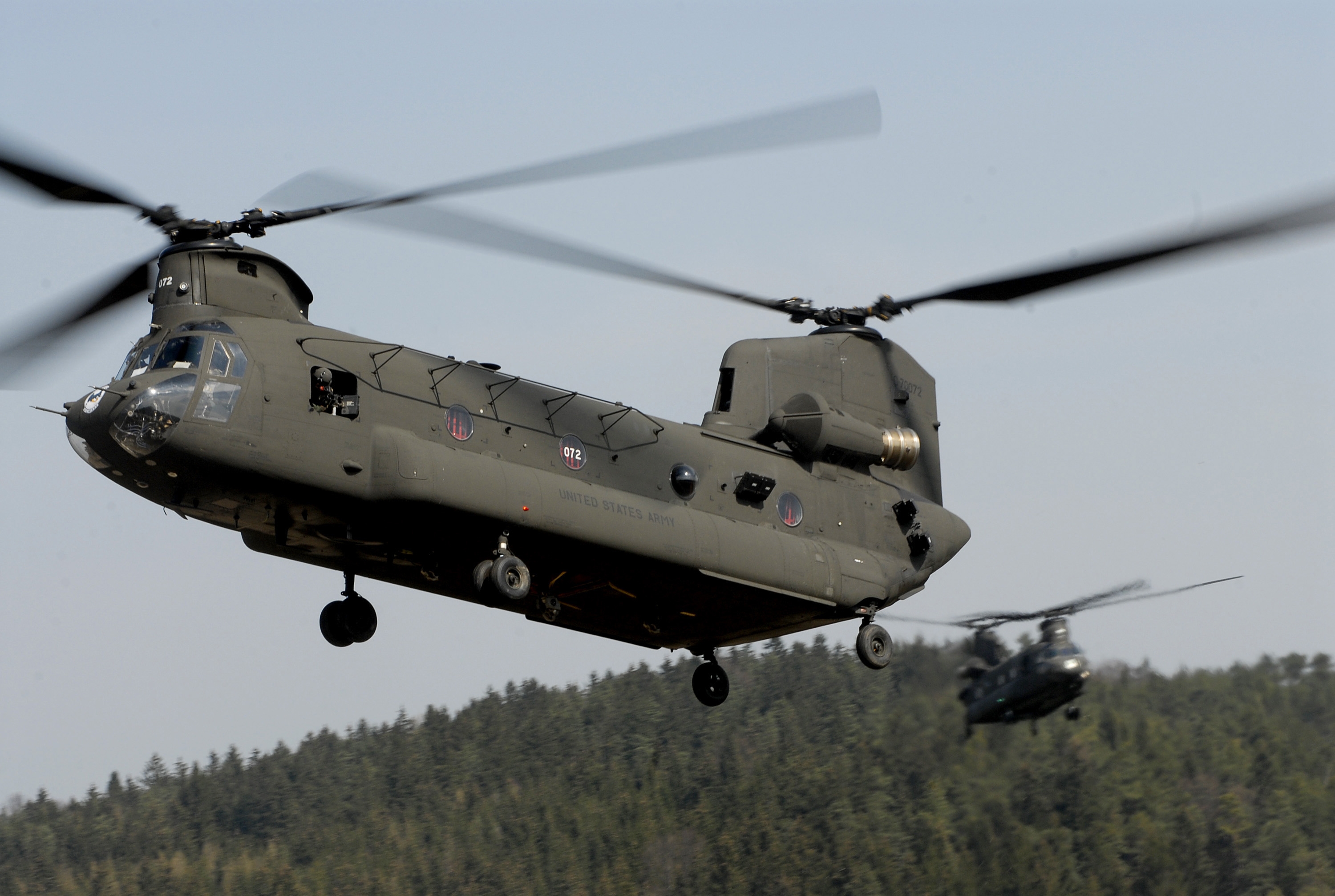 CH-47 Chinook helicopter used by the Army. U.S. Army