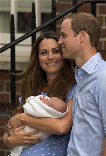 Britain's Prince William and Kate