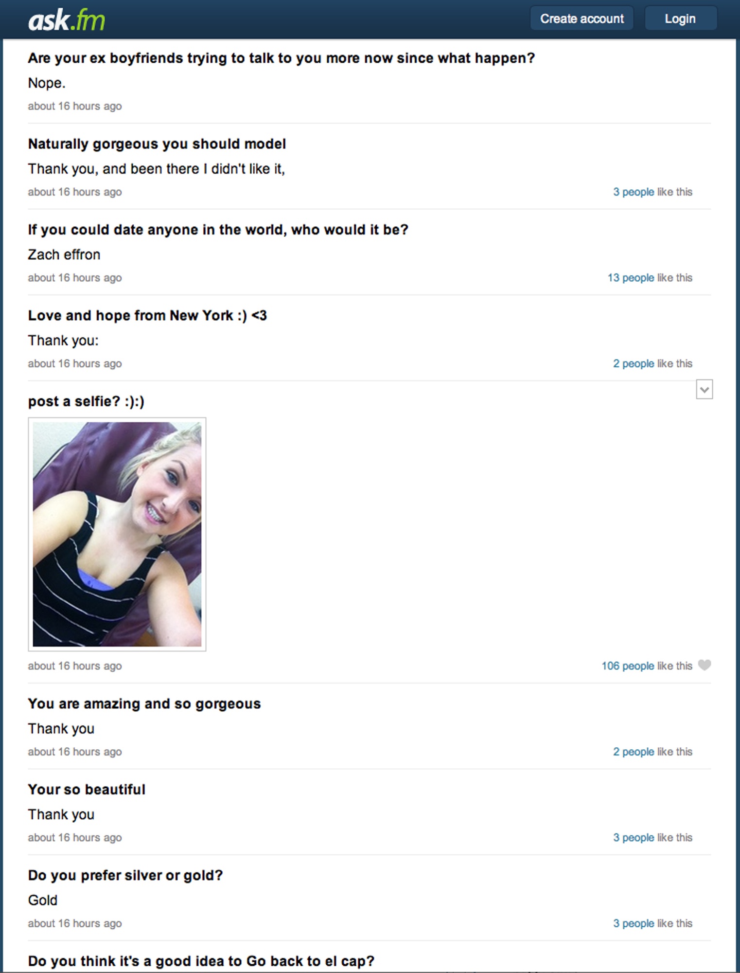 Hannah Anderson online. The Associated Press (click on photo to enlarge)