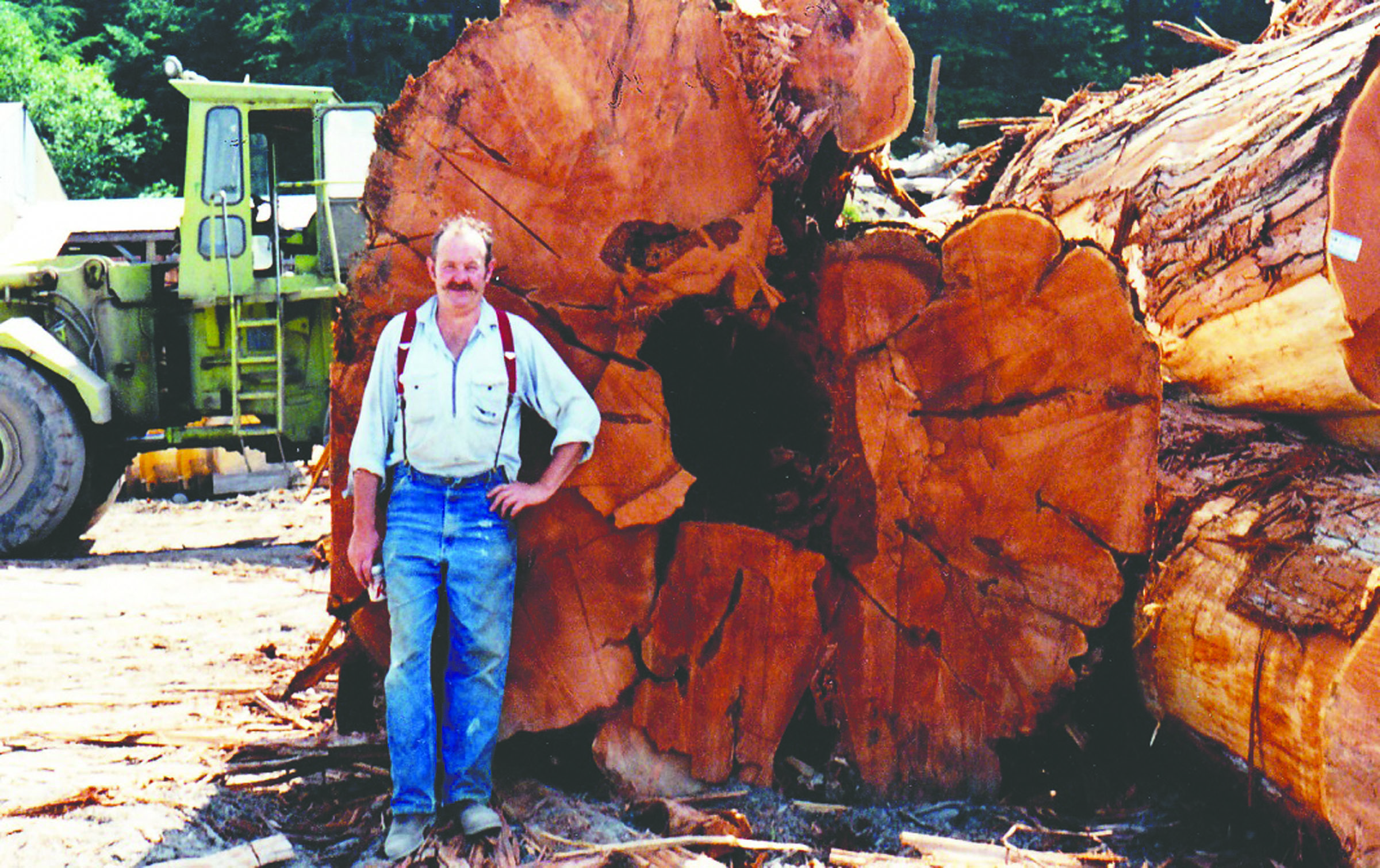 Dale Raben at his shake and shingle mill