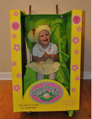 First prize (kids) — “Cutest Cabbage Patch Baby.”