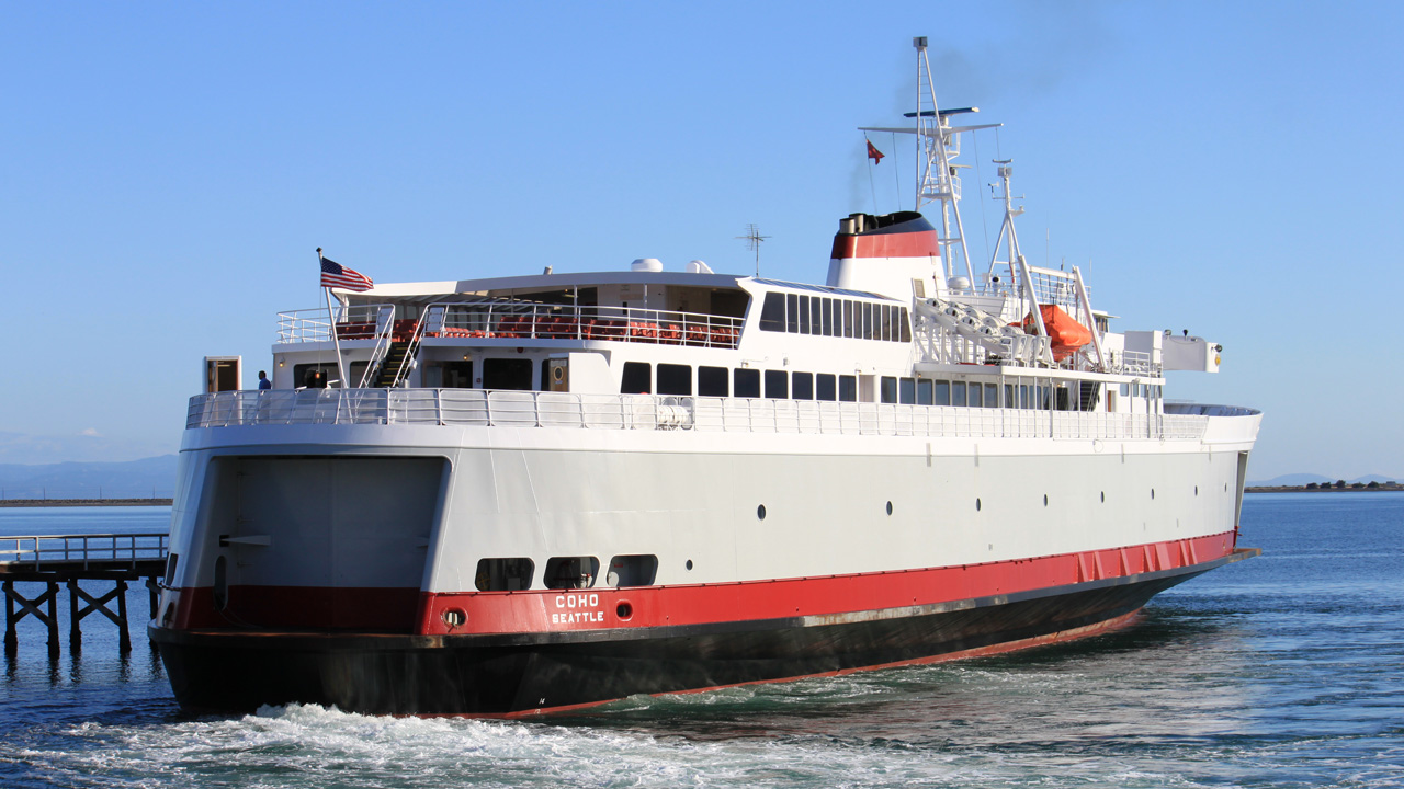 MV Coho ferry in Port Angeles.