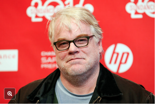 Philip Seymour Hoffman at the Sundance Film Festival last month