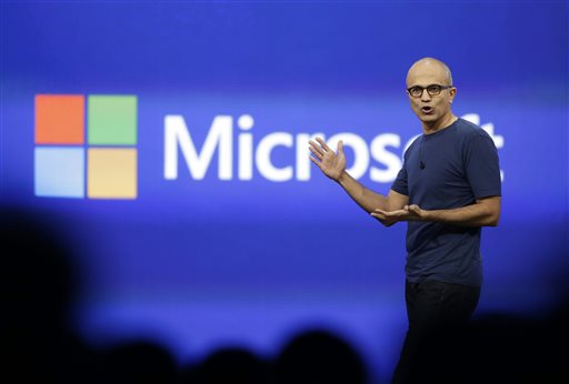 Microsoft CEO Satya Nadella The Associated Press